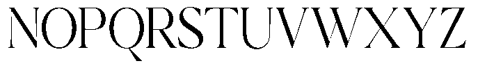 Calferia Condensed Light Font UPPERCASE