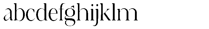 Calferia Condensed Light FONT