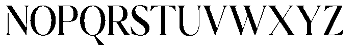 Calferia Condensed Medium Font UPPERCASE