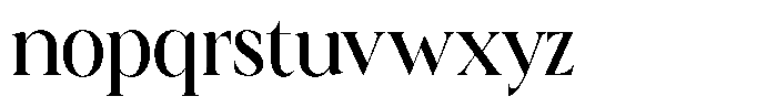 Calferia Condensed Medium Font LOWERCASE