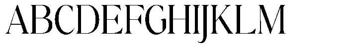 Calferia Condensed Regular Font UPPERCASE