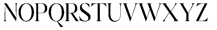 Calferia Condensed Regular Font UPPERCASE