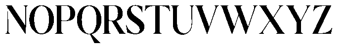 Calferia Condensed Semi Bold Font UPPERCASE