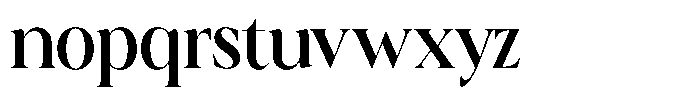 Calferia Condensed Semi Bold Font LOWERCASE