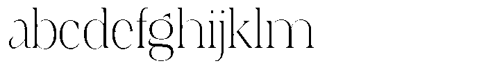 Calferia Condensed Thin FONT