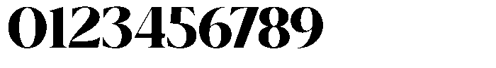 Calferia Extra Bold Font OTHER CHARS