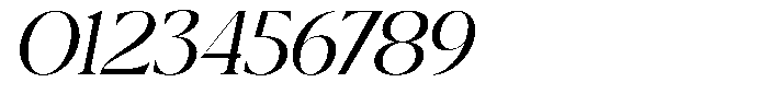 Calferia Light Italic Font OTHER CHARS