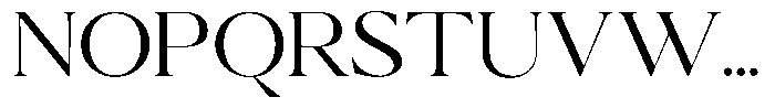 Calferia Light Font UPPERCASE