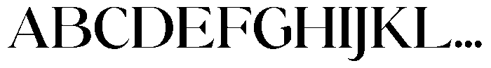 Calferia Medium Font UPPERCASE