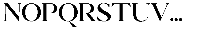 Calferia Medium Font UPPERCASE