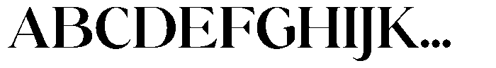Calferia Semi Bold Font UPPERCASE