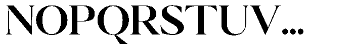 Calferia Semi Bold Font UPPERCASE