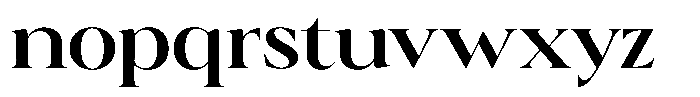 Calferia Semi Bold Font LOWERCASE