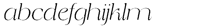 Calferia Thin Italic FONT