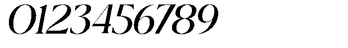 Calferia Variable Italic Font OTHER CHARS