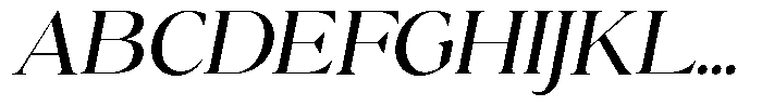 Calferia Variable Italic Font UPPERCASE