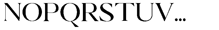 Calferia Variable Regular Font UPPERCASE