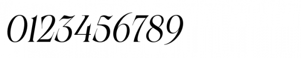 Calgera Condensed Oblique Font OTHER CHARS