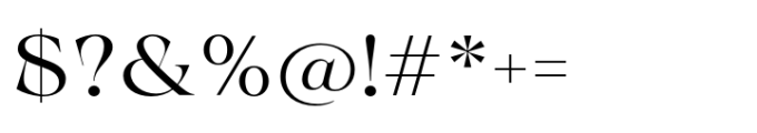 Calgera Expanded Font OTHER CHARS