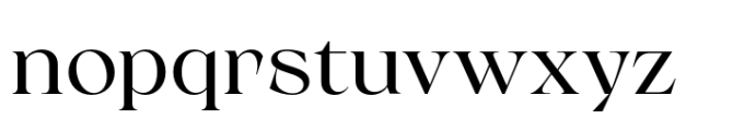 Calgera Expanded Font LOWERCASE