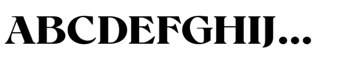 Calgera Extra Bold Expanded Contrast Font