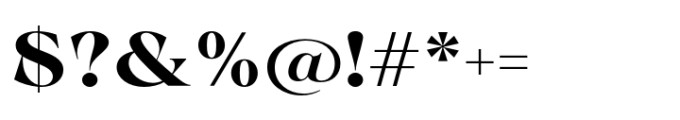 Calgera Extra Bold Expanded Font OTHER CHARS
