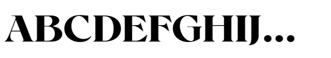 Calgera Extra Bold Expanded Font