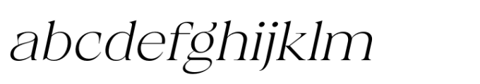 Calgera Extra Light Expanded Oblique FONT