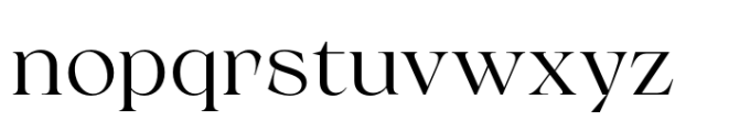 Calgera Light Expanded Font LOWERCASE