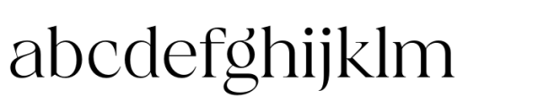 Calgera Light Font LOWERCASE