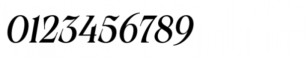 Calgera Medium Condensed Oblique Contrast Font OTHER CHARS