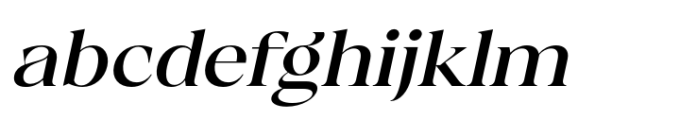 Calgera Medium Expanded Oblique FONT