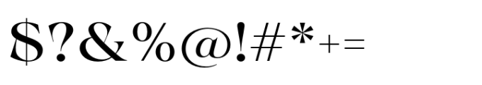 Calgera Medium Expanded Font OTHER CHARS