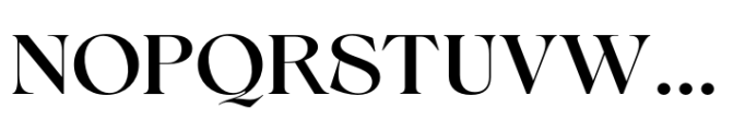 Calgera Medium Expanded Font UPPERCASE