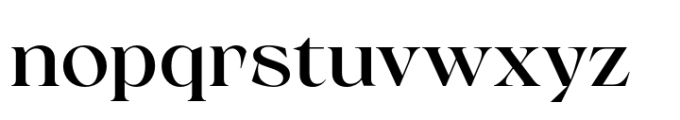 Calgera Medium Expanded Font LOWERCASE