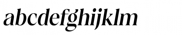 Calgera Semi Bold Condensed Oblique Font LOWERCASE