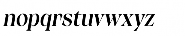 Calgera Semi Bold Condensed Oblique Font LOWERCASE