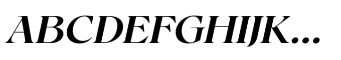 Calgera Semi Bold Expanded Oblique Font