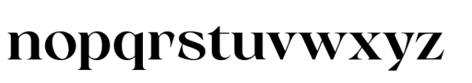 Calgera Semi Bold Expanded Font LOWERCASE
