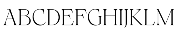 Calgera Thin Font UPPERCASE