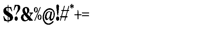Calgine Serif Variable Calgine Serif Black Condensed Font OTHER CHARS