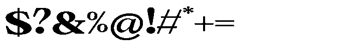 Calgine Serif Variable Calgine Serif Black Expanded Font OTHER CHARS