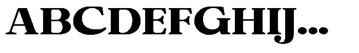 Calgine Serif Variable Calgine Serif Black Expanded Font UPPERCASE