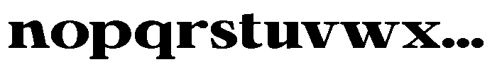 Calgine Serif Variable Calgine Serif Black Expanded Font LOWERCASE