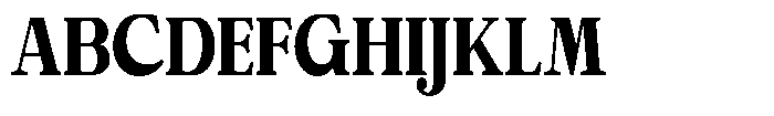 Calgine Serif Variable Calgine Serif Black Semi Condensed Font
