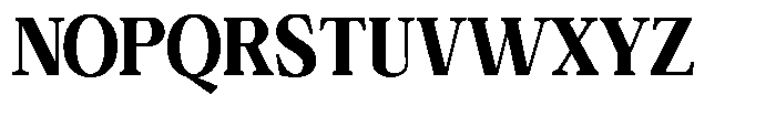 Calgine Serif Variable Calgine Serif Black Semi Condensed Font UPPERCASE