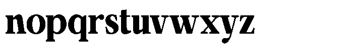 Calgine Serif Variable Calgine Serif Black Semi Condensed Font LOWERCASE
