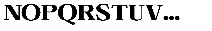 Calgine Serif Variable Calgine Serif Black Semi Expanded Font UPPERCASE