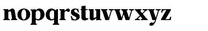 Calgine Serif Variable Calgine Serif Black Font LOWERCASE