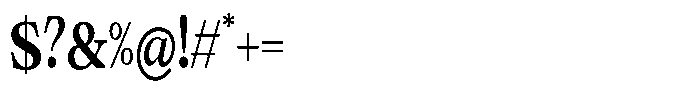 Calgine Serif Variable Calgine Serif Bold Condensed Font OTHER CHARS